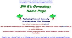 Desktop Screenshot of billrgenealogy.com